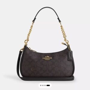Coach Teri Shoulder Bag In Signature Canvas Y2K